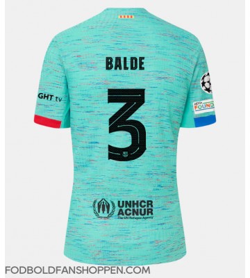 Barcelona Alejandro Balde #3 Tredjetrøje 2023-24 Kortærmet